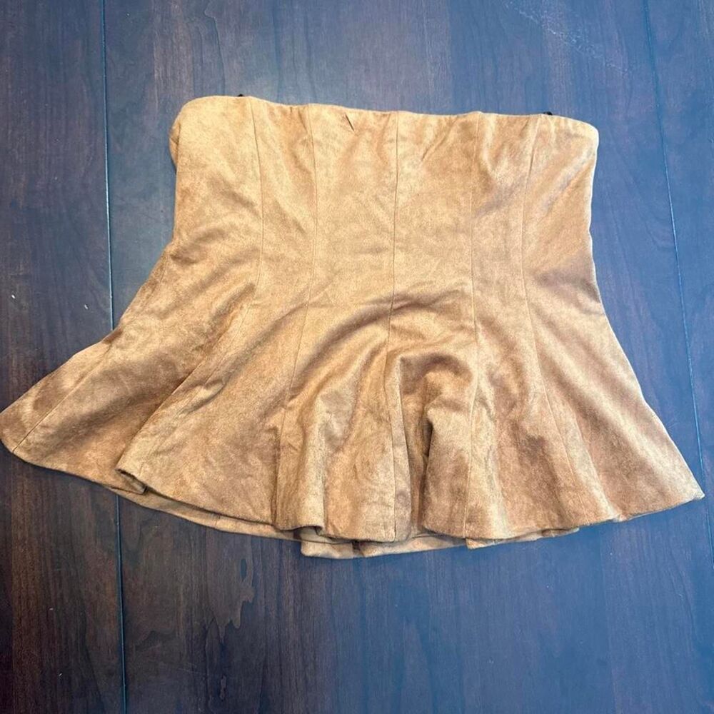 Sky to Moon Women's Tan and Brown Corset